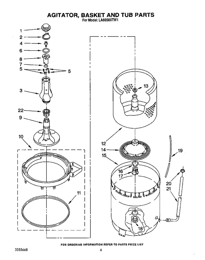 Diagram for LA6058XTW1