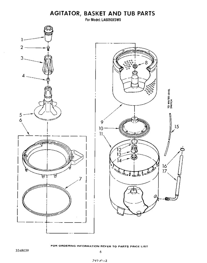 Diagram for LA6090XSW0
