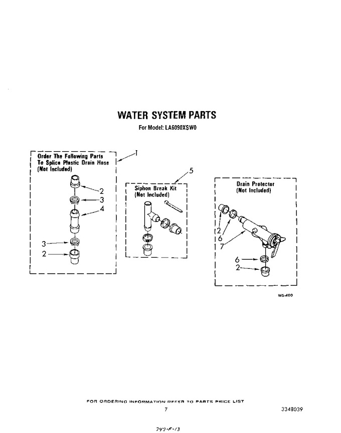 Diagram for LA6090XSW0
