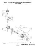 Diagram for 07 - Brake, Clutch, Gearcase, Motor And Pump