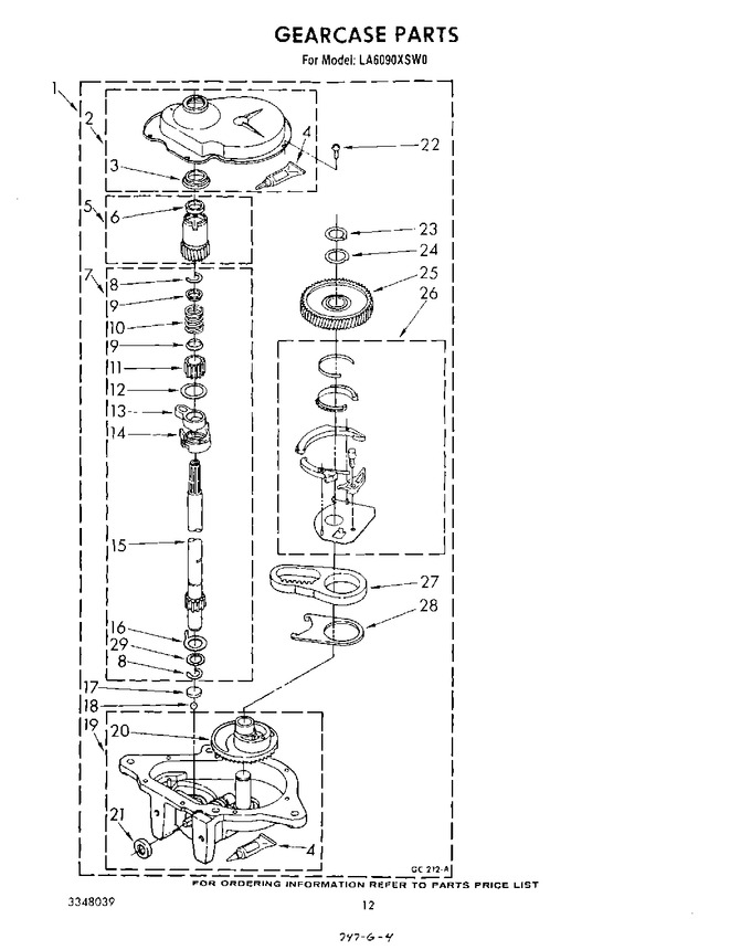Diagram for LA6090XSW0