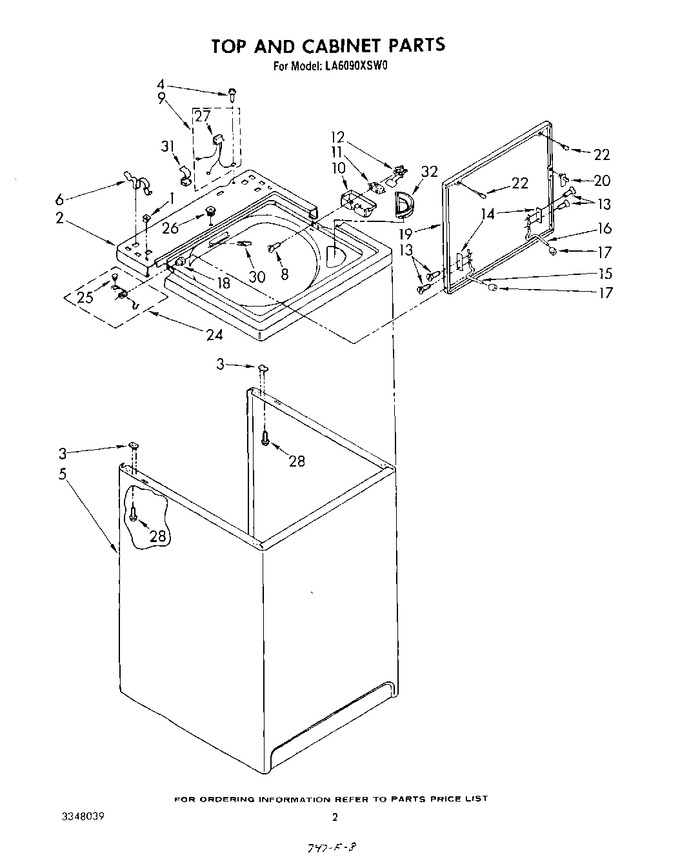 Diagram for LA6090XSW0