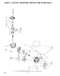 Diagram for 07 - Brake, Clutch, Gearcase, Motor And Pump