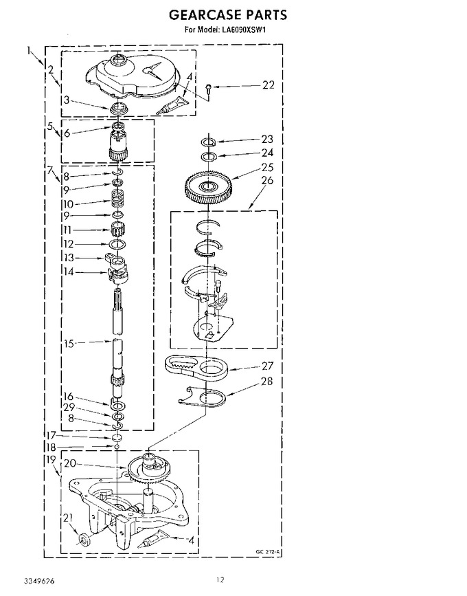Diagram for LA6090XSW1