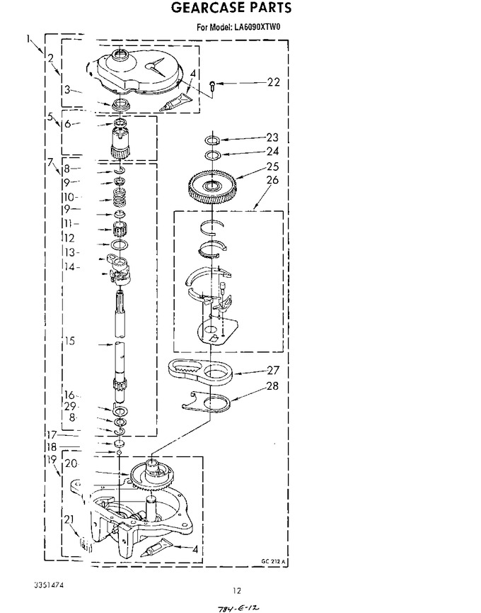 Diagram for LA6090XTW0