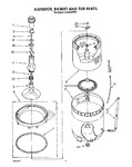 Diagram for 05 - Agitator, Basket And Tub