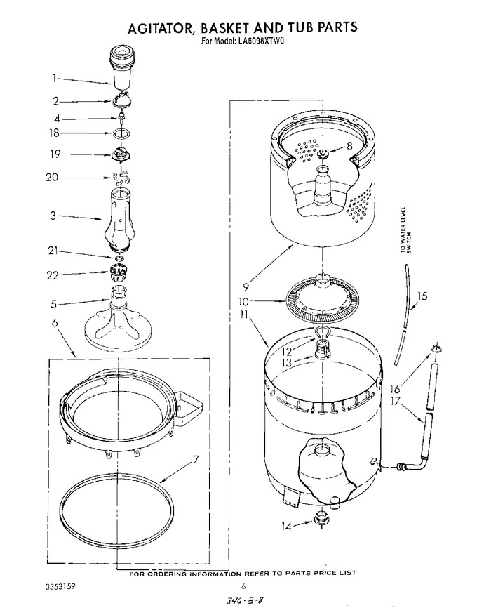 Diagram for LA6098XTW0