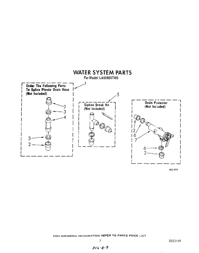 Diagram for LA6098XTW0