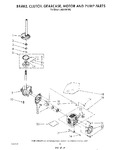 Diagram for 07 - Brake, Clutch, Gearcase, Motor And Pump
