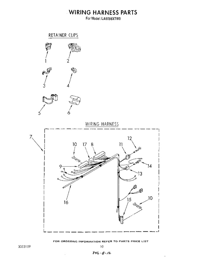 Diagram for LA6098XTF0