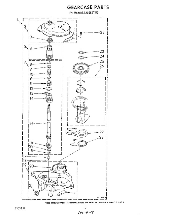 Diagram for LA6098XTW0