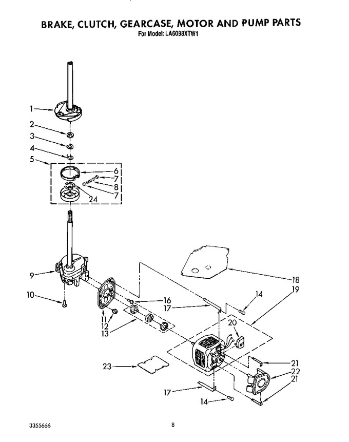 Diagram for LA6098XTN1