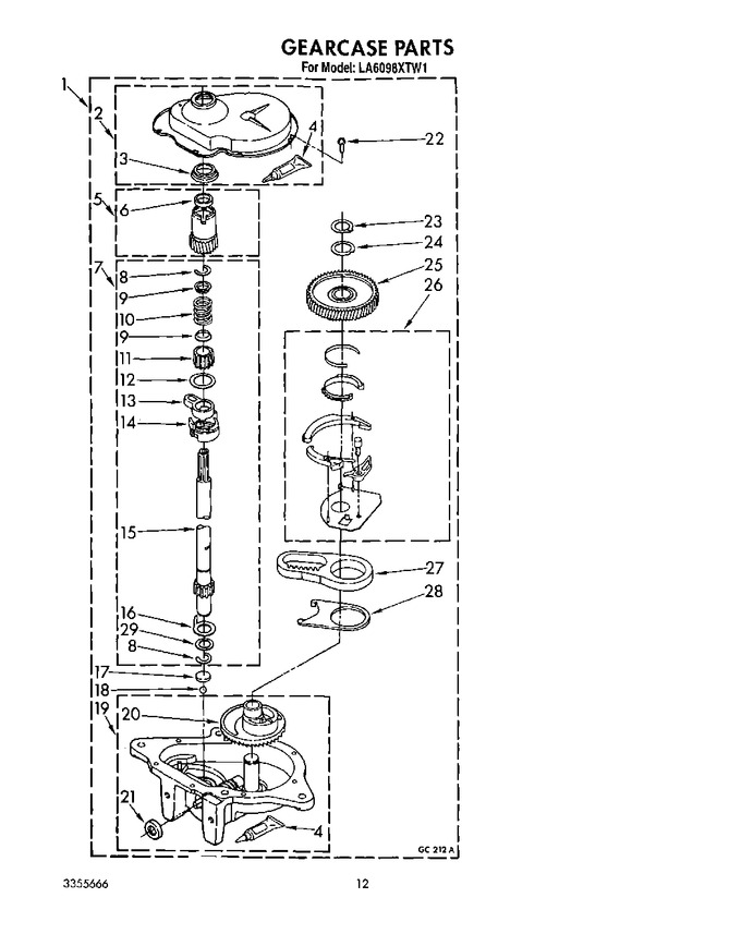 Diagram for LA6098XTN1