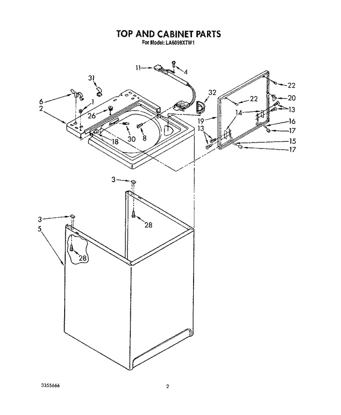 Diagram for LA6098XTF1