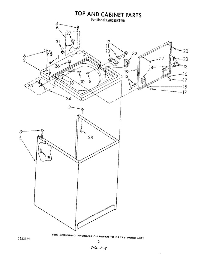 Diagram for LA6098XTW0