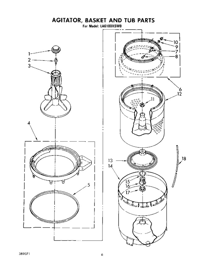 Diagram for LA6100XSW0