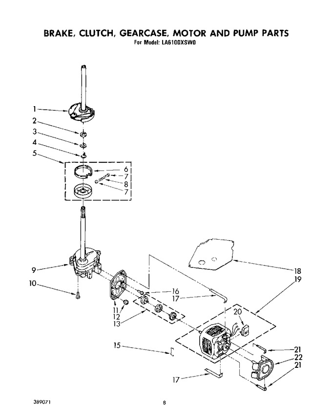 Diagram for LA6100XSW0