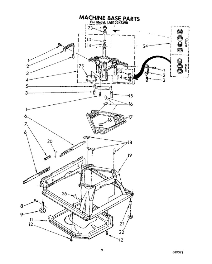 Diagram for LA6100XSW0