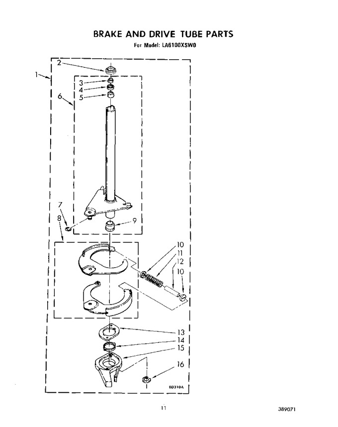 Diagram for LA6100XSW0