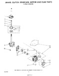 Diagram for 07 - Brake, Clutch, Gearcase, Motor And Pump