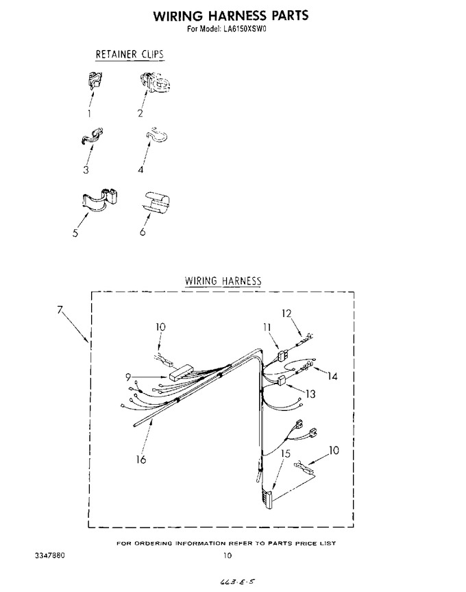 Diagram for LA6150XSW0