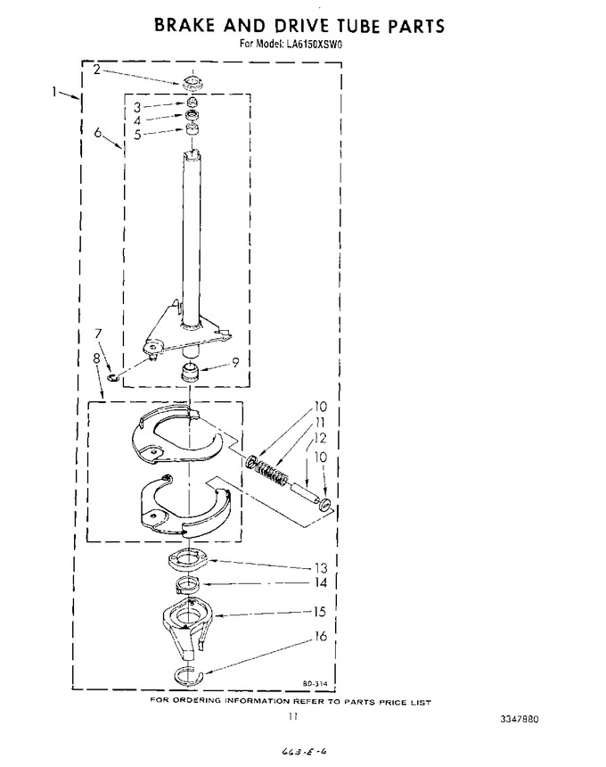 Diagram for LA6150XSW0