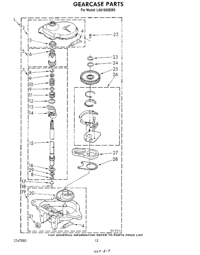 Diagram for LA6150XSW0