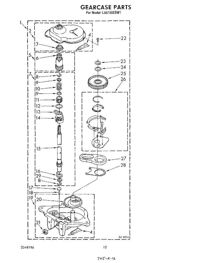 Diagram for LA6150XSW1