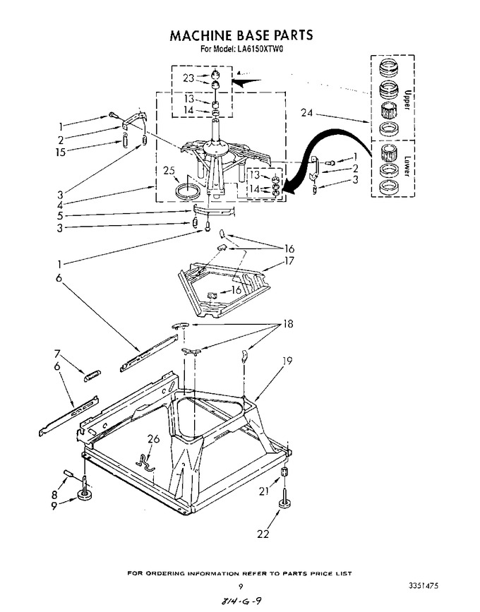 Diagram for LA6150XTF0