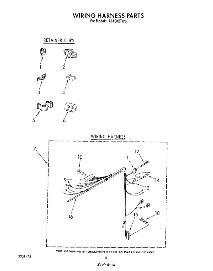 Diagram for LA6150XTF0