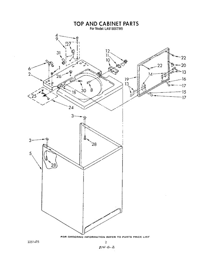 Diagram for LA6150XTM0
