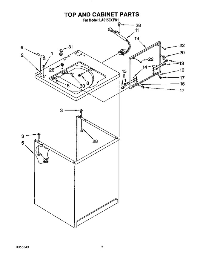 Diagram for LA6150XTW1