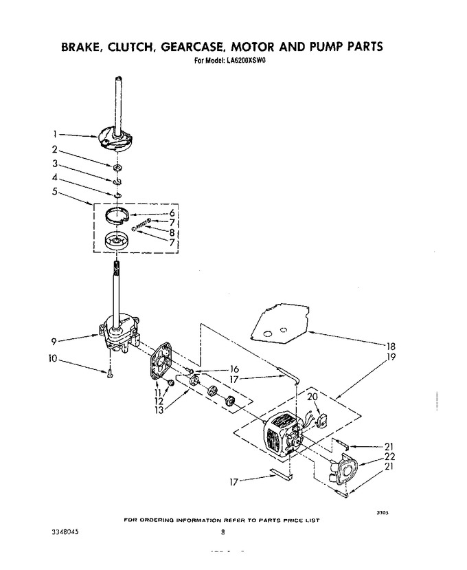 Diagram for LA6200XSW0