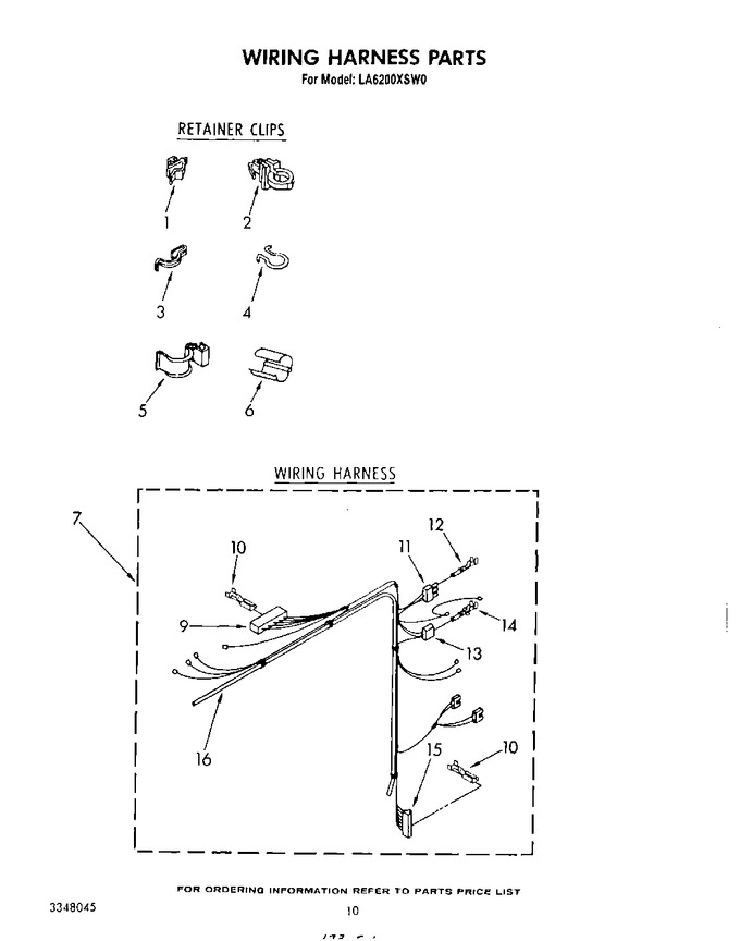 Diagram for LA6200XSW0