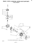 Diagram for 06 - Brake, Clutch, Gearcase, Motor And Pump