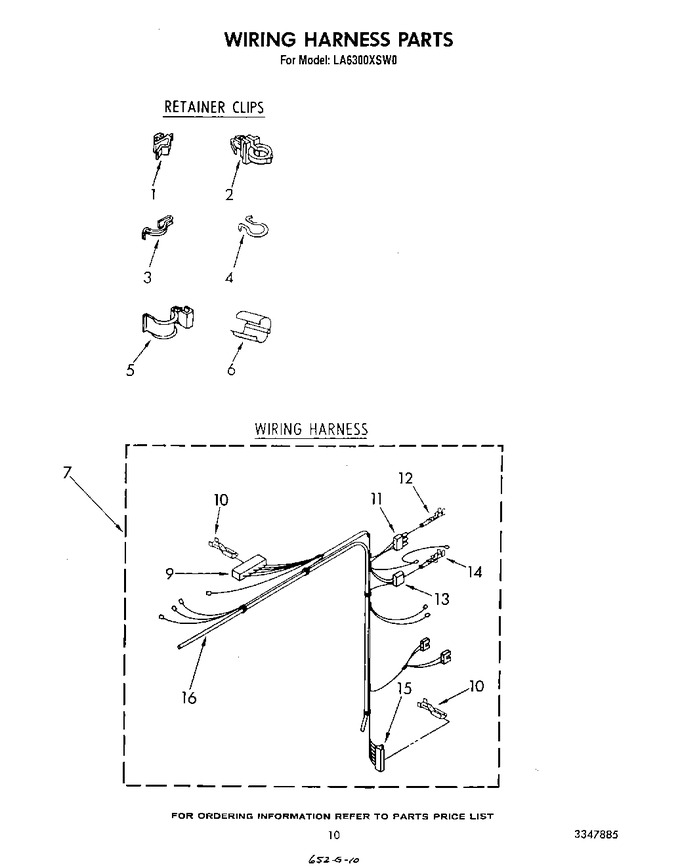 Diagram for LA6300XSW0