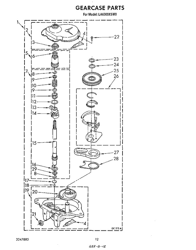Diagram for LA6300XSW0