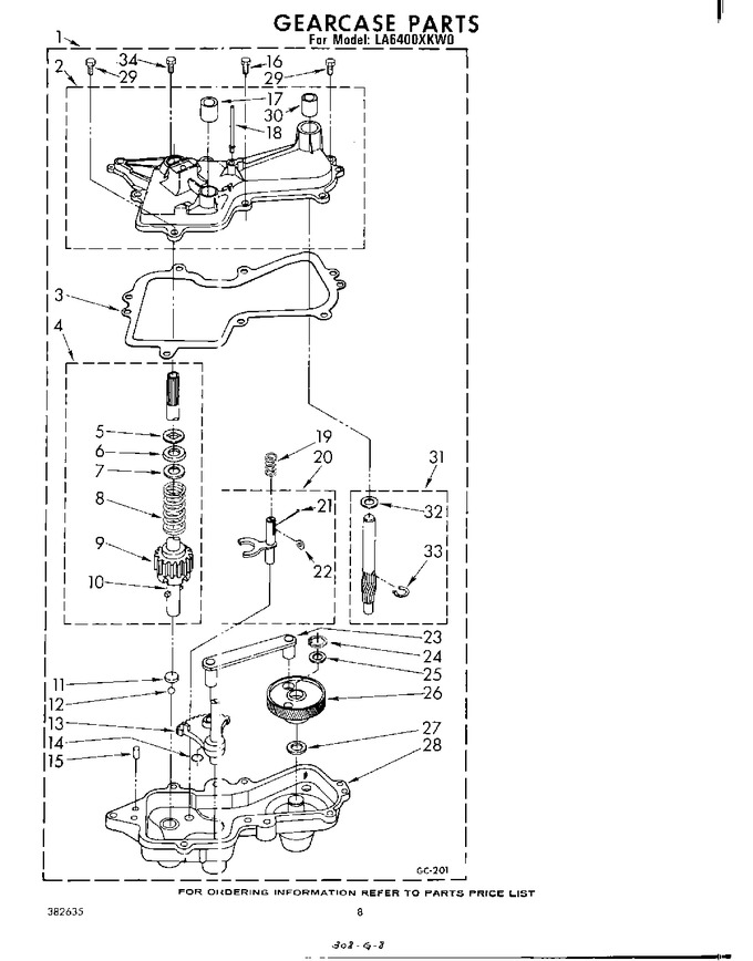 Diagram for LA6400XKW0