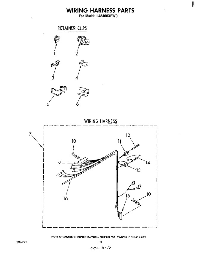 Diagram for LA6400XPW0