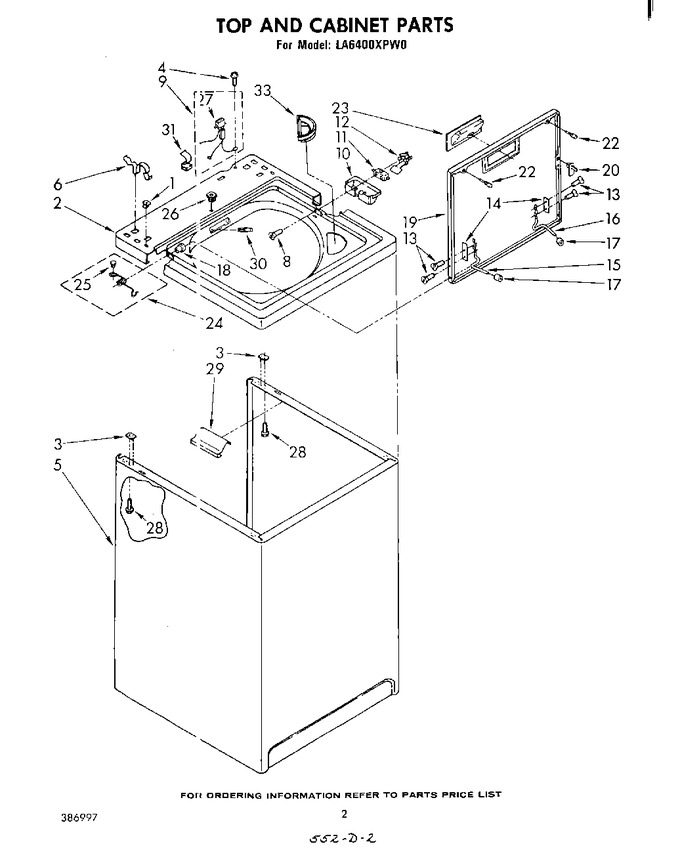 Diagram for LA6400XPW0