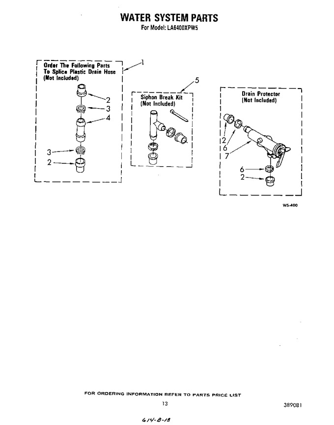 Diagram for LA6400XPW5