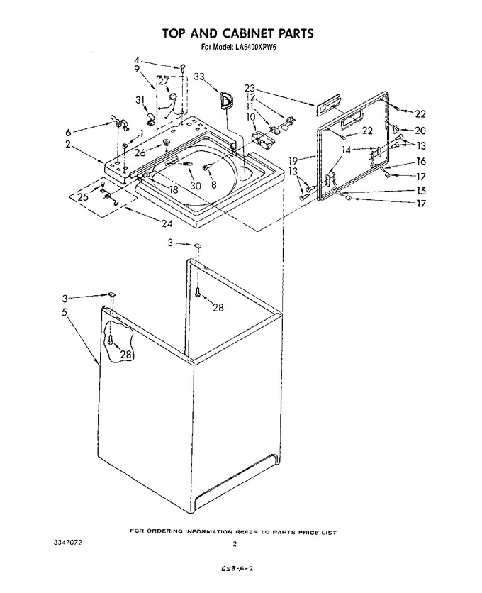 Diagram for LA6400XPW6