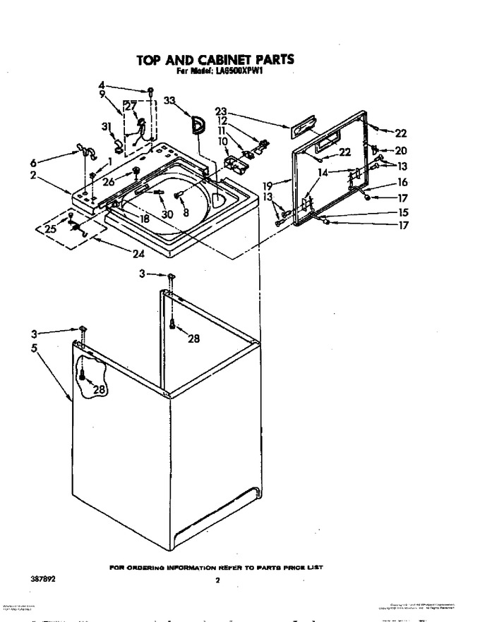 Diagram for LA6500XPW1
