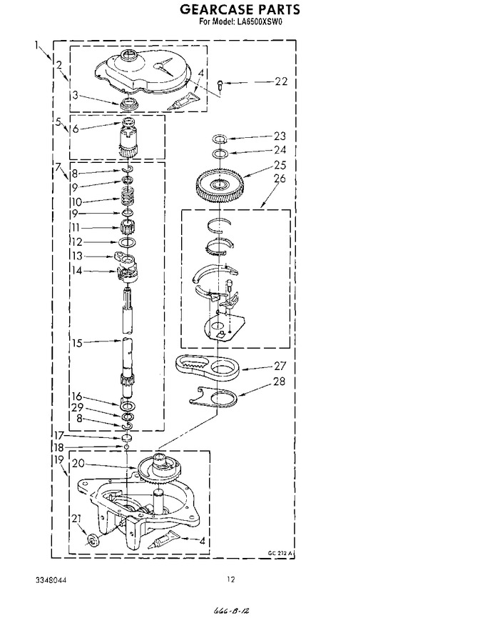 Diagram for LA6500XSW0