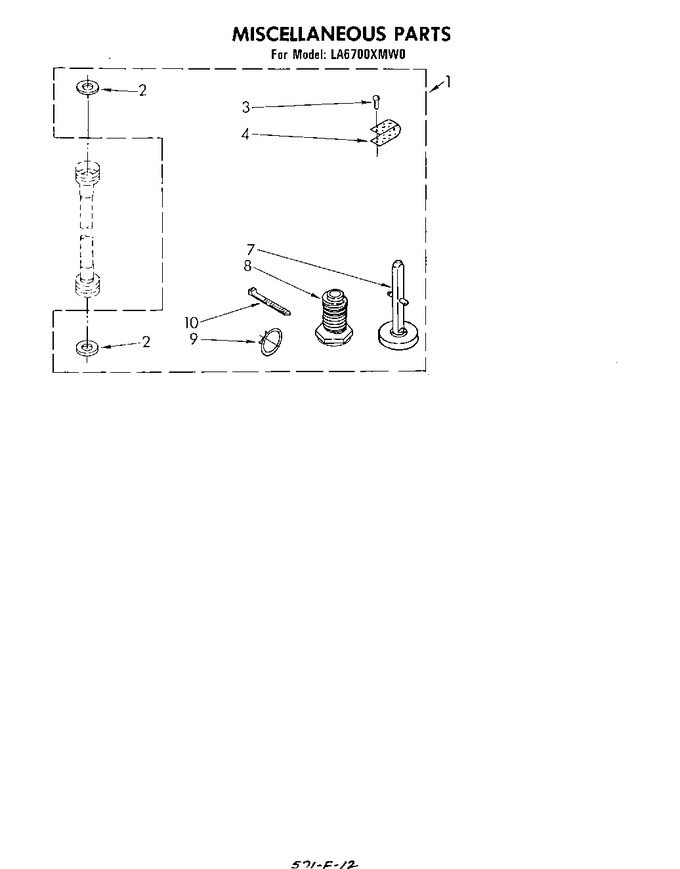 Diagram for LA6700XMW0
