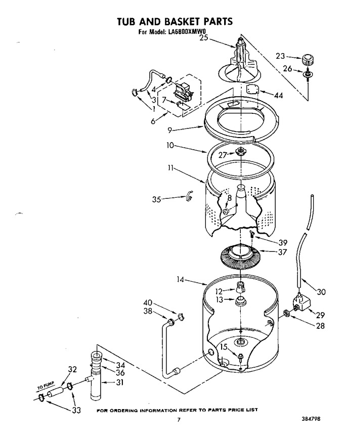 Diagram for LA6800XMW0