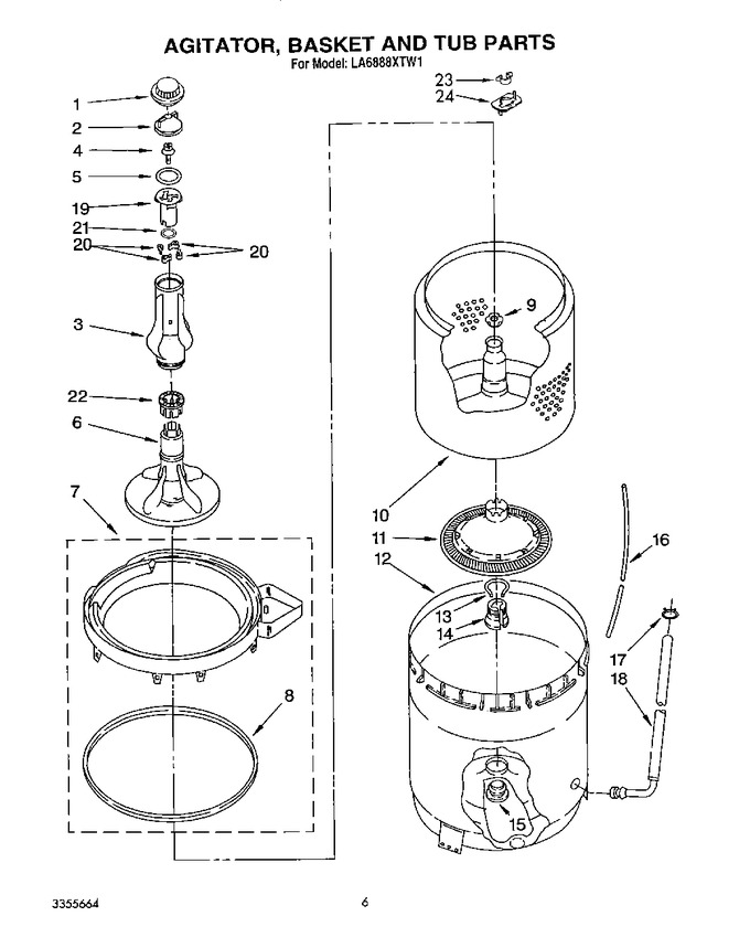 Diagram for LA6888XTW1
