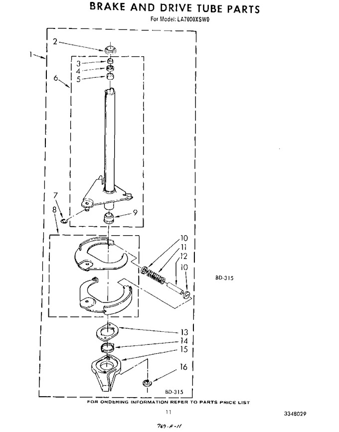 Diagram for LA7000XSW0
