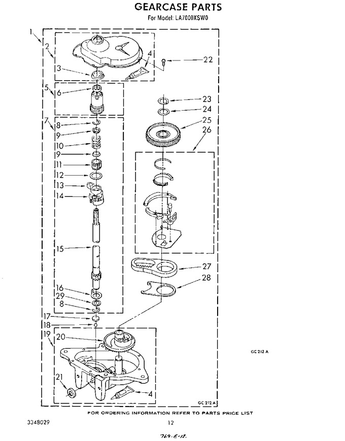 Diagram for LA7000XSW0