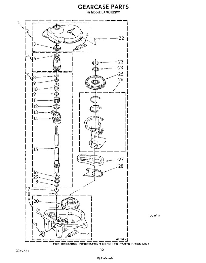 Diagram for LA7000XSW1